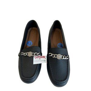 Nautica Driving Loafers, Black Leather, Size 7.5